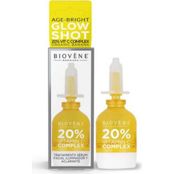 Biovene Glow Shot 20% Vitamin C Facial Ενυδατικό Serum Προσώπου για Λάμψη με Βιταμίνη C 10ml