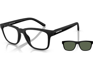 Arnette AN4347U 27581W Ανδρικός Σκελετός Γυαλιών Οράσεως με Clip-On Κοκάλινος Μαύρος