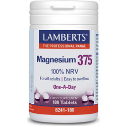 Lamberts Magnesium 375mg 180 Ταμπλέτες