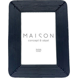 EDWARD ΚΟΡΝΙΖΑ POLYRESIN ΓΥΑΛΙ ΜΑΥΡΟ 16x1 7xH21cm c482174