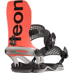BATALEON BLASTER SNOWBOARD BINDINGS NEON RED GLACER GRAY