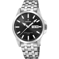 Festina Ανδρικό Ρολόι με Ασημί Μεταλλικό Μπρασελέ F20357/4