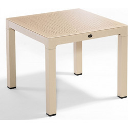 Avant Garde Defence Ορθογώνιο Τραπέζι Κήπου Rattan Ανθρακί 90x90x75cm