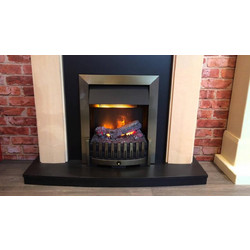 Dimplex Danville Brass Επιδαπέδιο Ηλεκτρικό Τζάκι 2000W Μ52xΥ62xΒ23.1cm