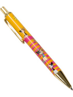ΣΤΥΛΟ ΔΙΑΡΚΕΙΑΣ FRIDOLIN BALLPOINT PEN ROSINA - CATS ON STRIPES 43212