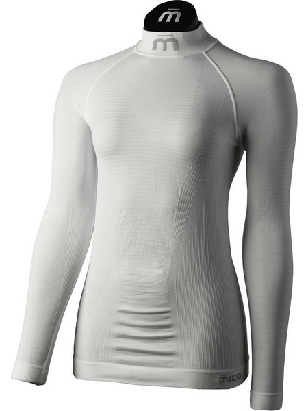MICO 1856 Warm Control Skintech - Γυναικείο ισοθερμικό long sleeves - White