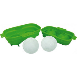 ΠΑΓΟΘΗΚΗ ΣΙΛΙΚΟΝΗΣ VACU VIN SILICONE ICE TRAY ΠΡΑΣΙΝΗ (2 ΠΑΓΑΚΙΑ 50 MM)