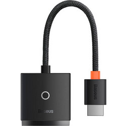 Baseus Μετατροπέας HDMI σε VGA με Ήχο Lite Series (Μαύρο)WKQX010101