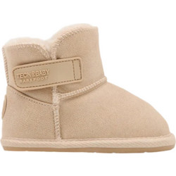 Conguitos TecnoBaby Barefoot Παιδικά Μποτάκια Μπεζ με Γούνα OSSH501002