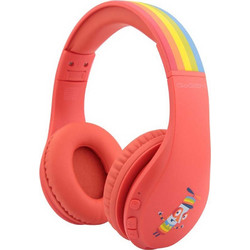 GoGEN Decko Slechy Duo Ασύρματα Bluetooth Παιδικά Ακουστικά Over Ear Κόκκινα