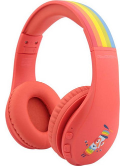 GoGEN Decko Slechy Duo Ασύρματα Bluetooth Παιδικά Ακουστικά Over Ear Κόκκινα