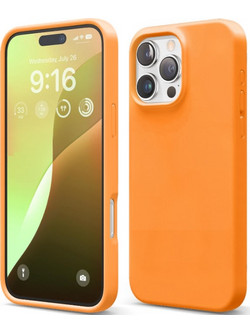 Θήκη Apple iPhone 16 Pro Max - Elago Silicone Case Premium Σιλικόνης - Orange (ES16SC69PRO-OR)