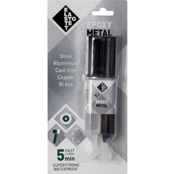 ΚΟΛΛΑ ΕΠΟΞΙΚΗ 2 ΣΥΣΤΑΤΙΚΩΝ 28ml (ΣΥΡΙΓΓΑ 5min) EPOXY METAL ELASTOTET Ποσοτ.12.00