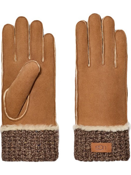 SHEEPSKIN KNIT CUFF GLOVES MEN UGG