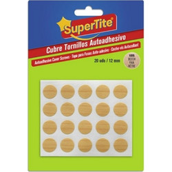 Supertite 8081 Στρογγυλά Αυτοκόλλητα για Κάλυψη Βιδών Οξιά 20ΤΜΧ