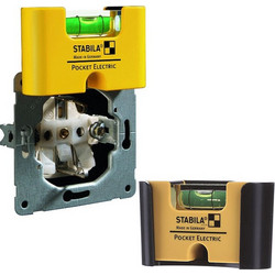 STABILA POCKET ELECTRIC Αλφάδι ηλεκτρολόγων μαγνητικό με θήκη ζώνης (18115)