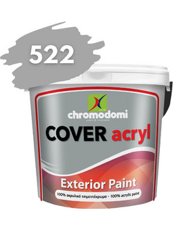 Chromodomi Cover Acryl Τσιμεντόχρωμα 522 Γκρι Ανοιχτό 10lt