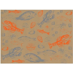Next σουπλά εστιατορίου κραφτ Sea food 250τεμ. 42x30εκ. 70γρ