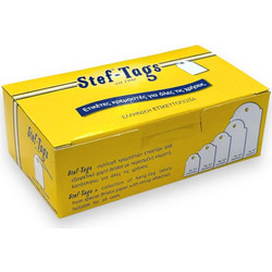 STEF ΕΤΙΚΕΤΕΣ ΚΡΕΜΑΣΤΕΣ 14x22mm Νο1 ΜΙΚΡΕΣ 100TMX