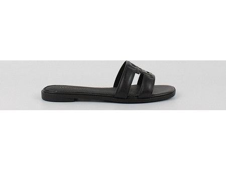 Γυναικεία Mules Tommy Hilfiger Th Logo Strap Mule FW0FW08671-BDS Μαύρο