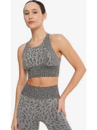 DEMIX Αθλητικό Μπουστάκι W D Yoga HighFlow Seamless GREY γυναίκες