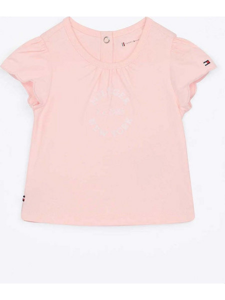 Tommy Hilfiger Παιδική Μπλούζα Κοντομάνικη Ροζ KN0KN01963-TH3