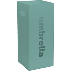 Ομπρελοθήκη Τετράγωνη 24-913 Matt Turquoise Pam Co (W22 x D22 x H50 cm) 1Τεμ