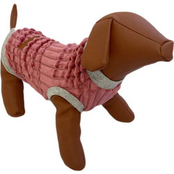 Woof Moda Αμάνικο Μπλουζάκι Fleece Λιλά για Σκύλους & Γάτες 3XLarge 47cm