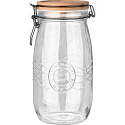 ΔΟΧΕΙΟ ALLURE ΓΥΑΛΙΝΟ 2000ml ΜΕ ΚΛΙΠ ESTIA
