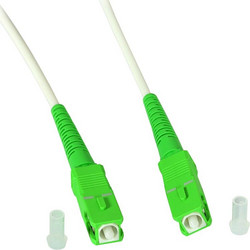 Καλώδιο Οπτικής Ίνας SC/APC - SC/APC Single-mode Simplex 10m ULTIMODE PC-2272W-10 Λευκό