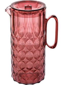 Guzzini VANITY Pitcher with Lid Mauve