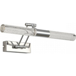 Spotlight Led Επιτοίχιο Φωτιστικό Μπάνιου 2x 7W 3000K Χρώμιο (6884)