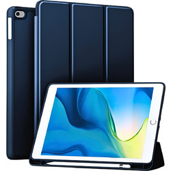 Θήκη Trifold Smart View και πίσω TPU για Xiaomi Redmi Pad Pro 12.1 - Σκούρο Μπλε