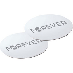 Forever Universal Αυτοκόλλητο για Μαγνητική Βάση 2τμχ
