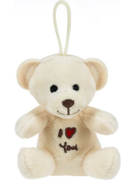 Αρκουδάκι Μπεζ I Love You 11cm