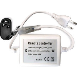 Avide LED Ταινία 220V 600W Ντίμερ 5050 SMD RF Τηλεχειριστήριο και Controll