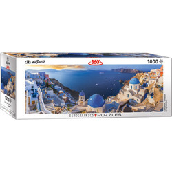 Puzzle Eurographics Santorini, Greece Panorama 360 Photography 1000 Κομμάτια