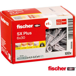 Fischer 568006 Βύσμα ναυλον SX Plus 6x30 100τεμ