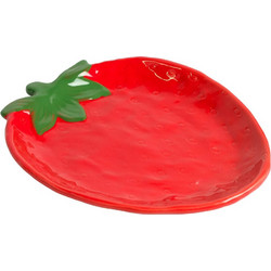 Atmosphera Πιατέλα Σερβιρίσματος Κεραμική Strawberry 22cm