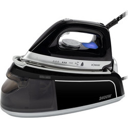 Bomann DBS 6034 CB Black Σύστημα Σιδερώματος 2300W Πίεσης 3.5bar με Δοχείο 1.2lt