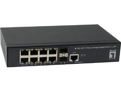 LevelOne GEL-1061 Managed L2 Switch με 8 Θύρες Ethernet 1000Mbps και 2 SFP θύρες