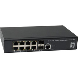 LevelOne GEL-1061 Managed L2 Switch με 8 Θύρες Ethernet 1000Mbps και 2 SFP θύρες