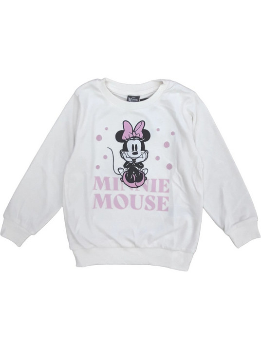 Disney Minnie Παιδική Μπλούζα Velour Μακρυμάνικη 8020211