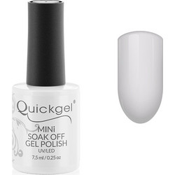 Quickgel 858 Super White Mini Ημιμόνιμο Βερνίκι Νυχιών 7.5ml
