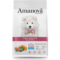 Amanova Puppy Sensitive Deluxe Grain Free with Fresh Salmon 7kg