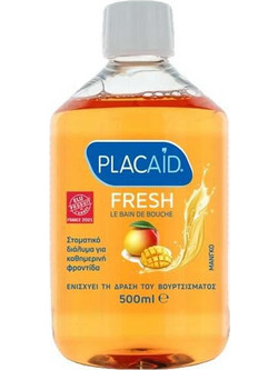 Plac Aid Fresh Μάνγκο Στοματικό Διάλυμα Κατά της Πλάκας 500ml