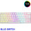 White Shark Shinobi GK-2022 Μηχανικό Gaming Πληκτρολόγιο 60% με Outemu Blue Διακόπτες RGB White