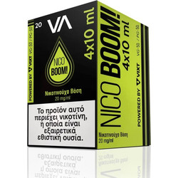 Innovation Nico Boom 20mg 10ml Nicotine Booster 70vg/30pg (4τμχ)