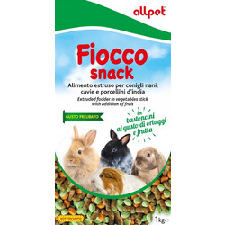 All Pet Fiocco Snack for Rabbit, Guinea Pig & Hamster 1kg