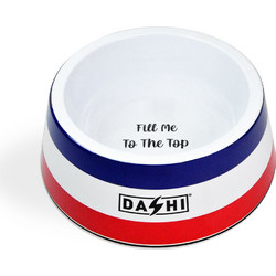 STRIPES RED & BLUE BOWL Small (DBOWL19) 570 ML Φ 18,5 CM χ H 7,5 CM